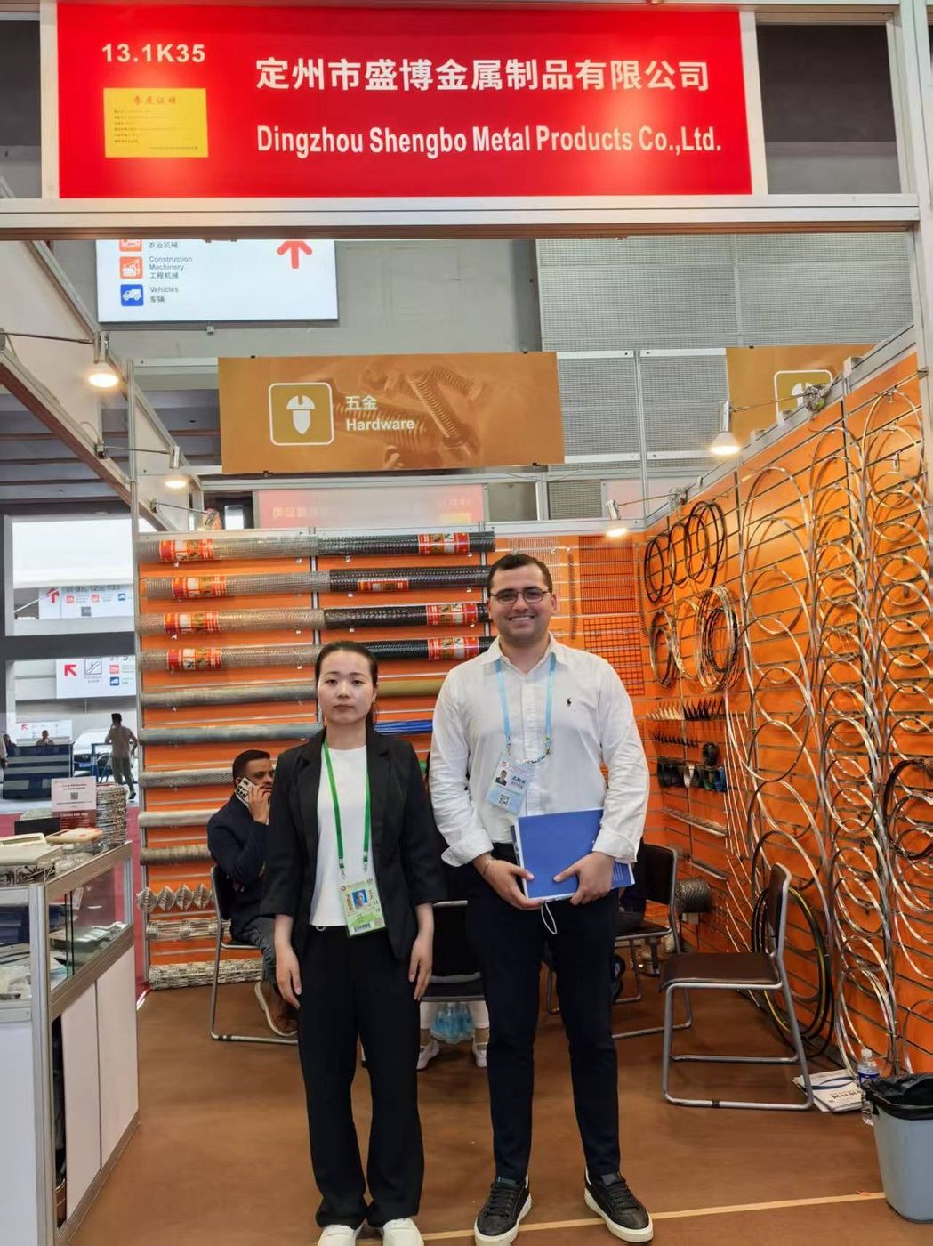 CVP with a manufacturer at the Canton Fair