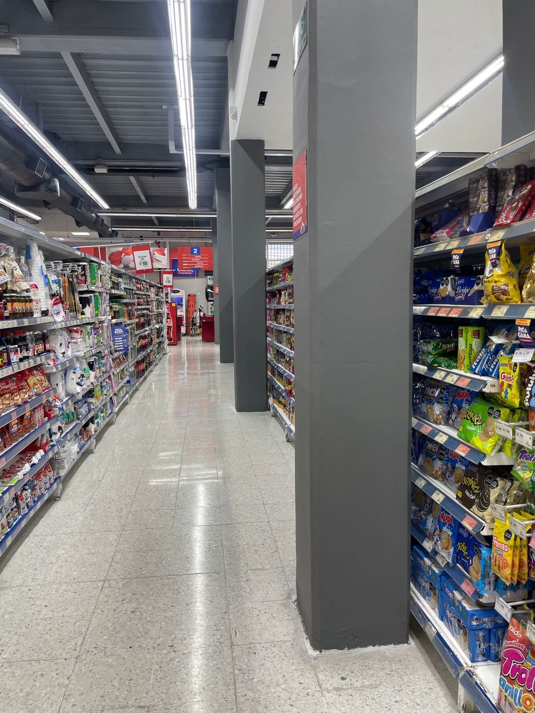 Finished store — interior
