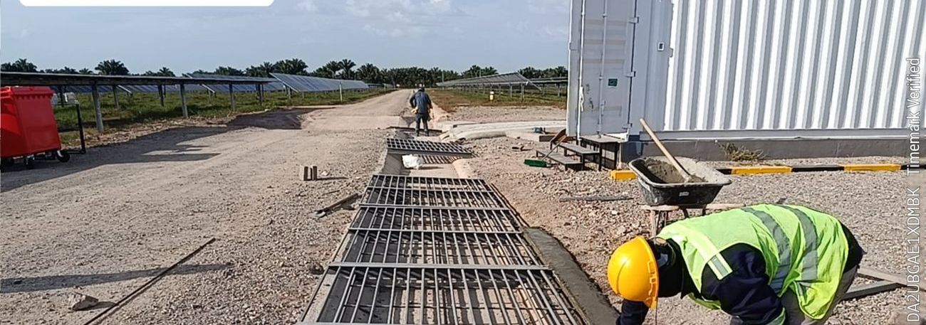 Enerland Campo Sabana — civil works for the solar farm